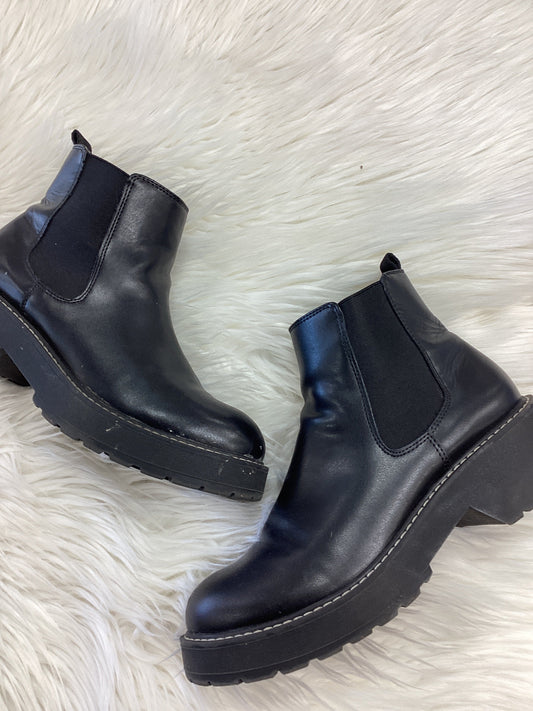 Boots Ankle Heels By Madden Girl In Black, Size:8.5