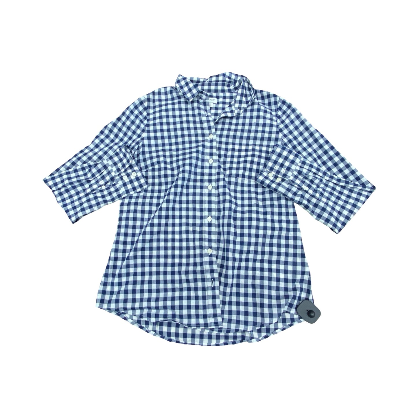 Top Ls By J. Crew In Checkered Pattern, Size:M