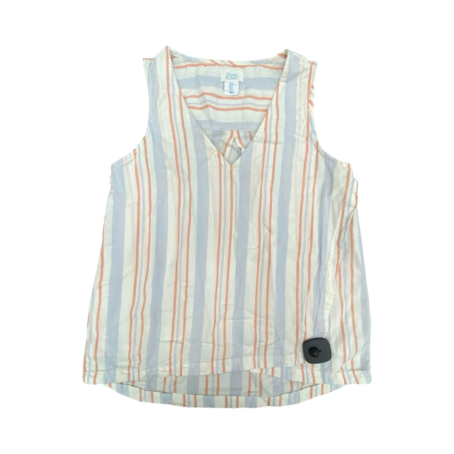 Top Sleeveless By Sigrid Olsen In Striped Pattern, Size:S