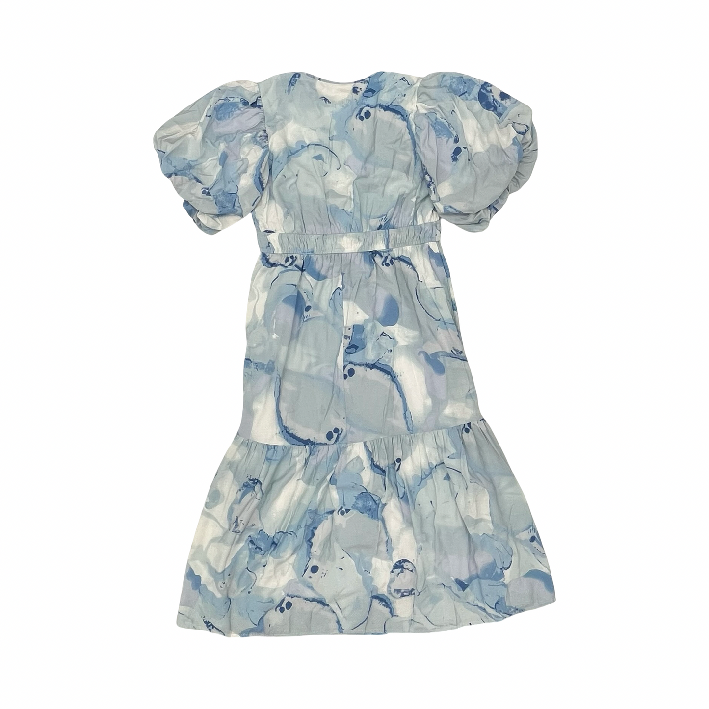 Dress Party Midi By Jessica Simpson In Blue & White, Size:Xl