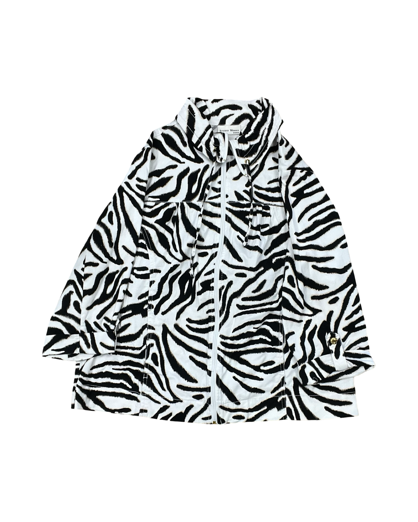 Jacket Other By Studio Works In Animal Print, Size:1X