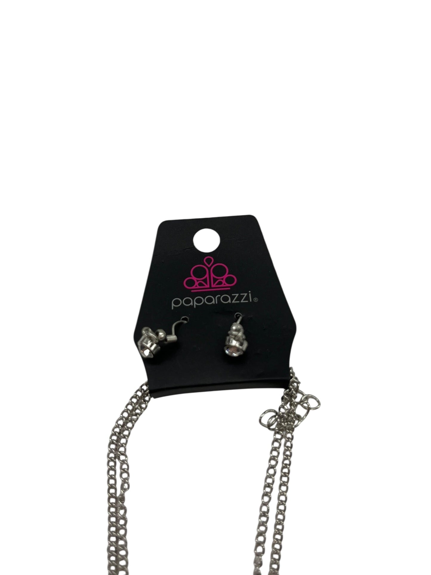 Necklace Set By Paparazzi In Silver