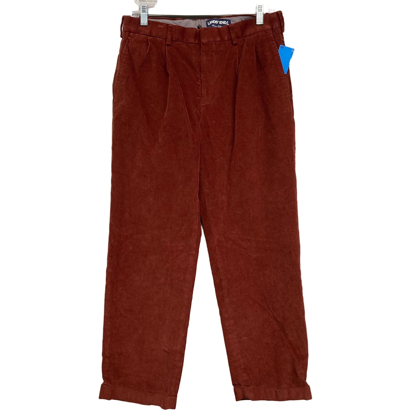Pants Corduroy By Lands End In Red, Size:10