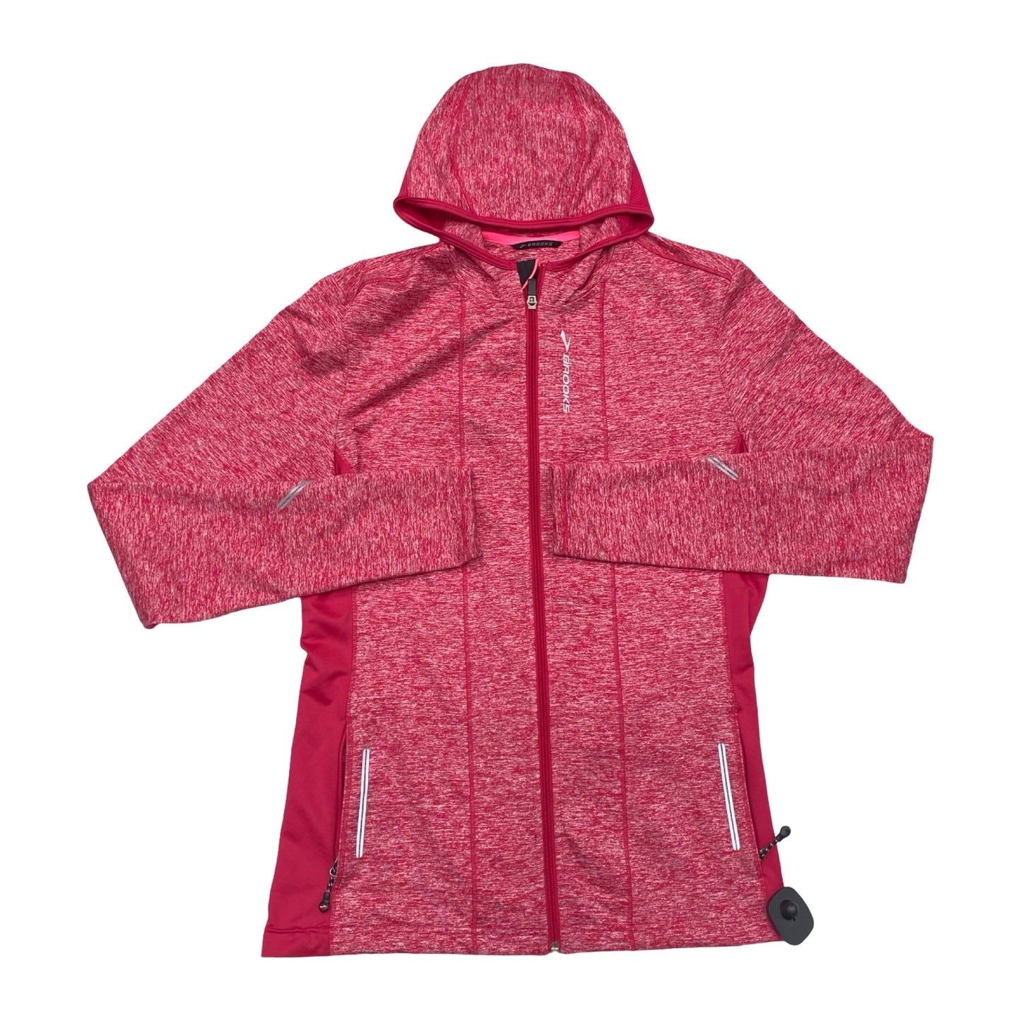 Athletic Jacket By Brooks In Pink, Size:Xl