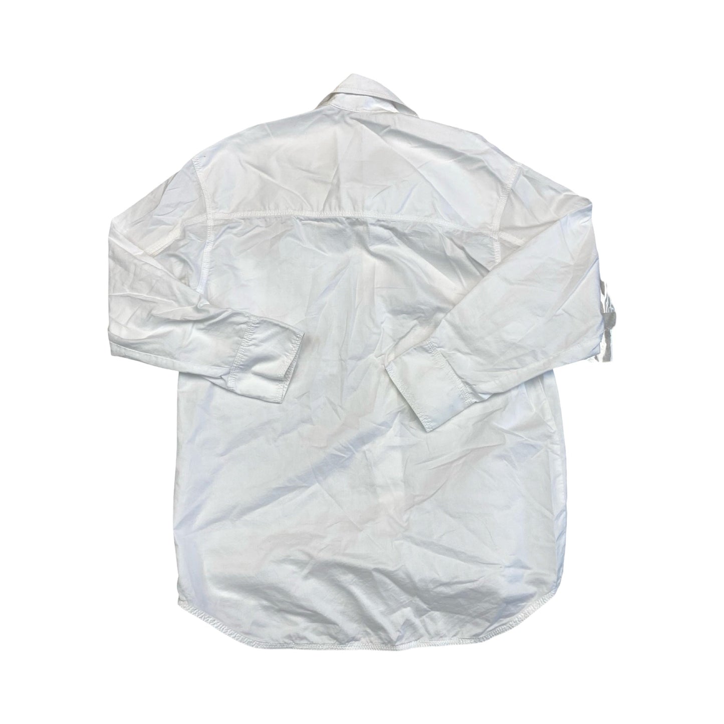 Blouse Ls By Zara In White, Size:M