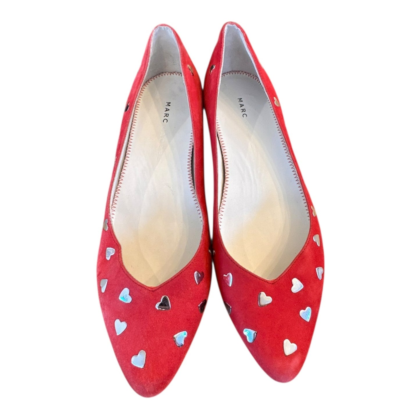 Shoes Designer By Marc Jacobs In Red, Size:7