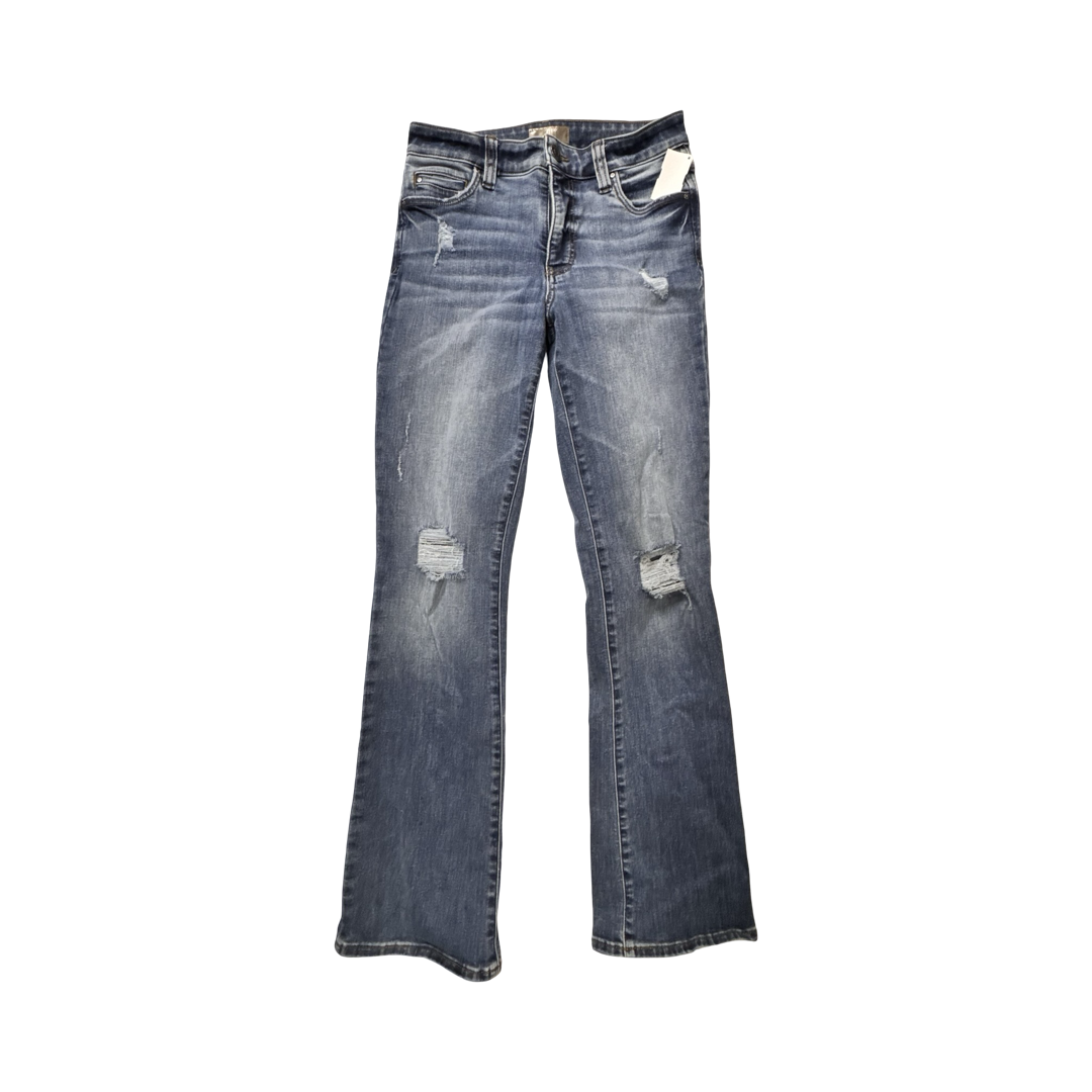Jeans Boot Cut By Kut In Blue Denim, Size:2