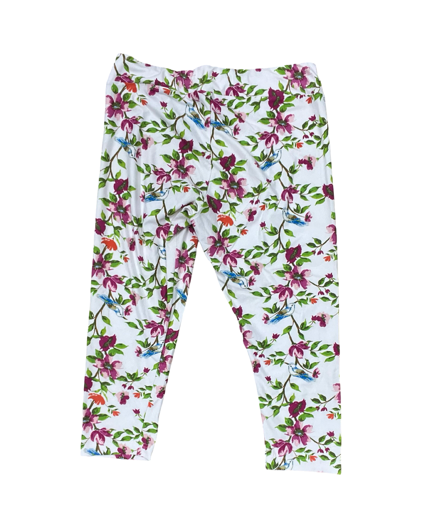 Pants Leggings By Time And Tru In Floral Print, Size:L