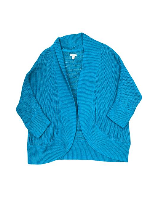 Sweater Cardigan By Sonoma In Teal, Size:Xl