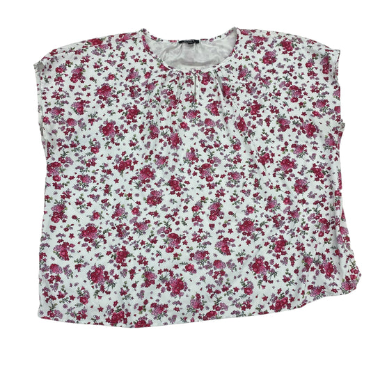 PINK & WHITE TOP SS by CLOTHES MENTOR Size:XL