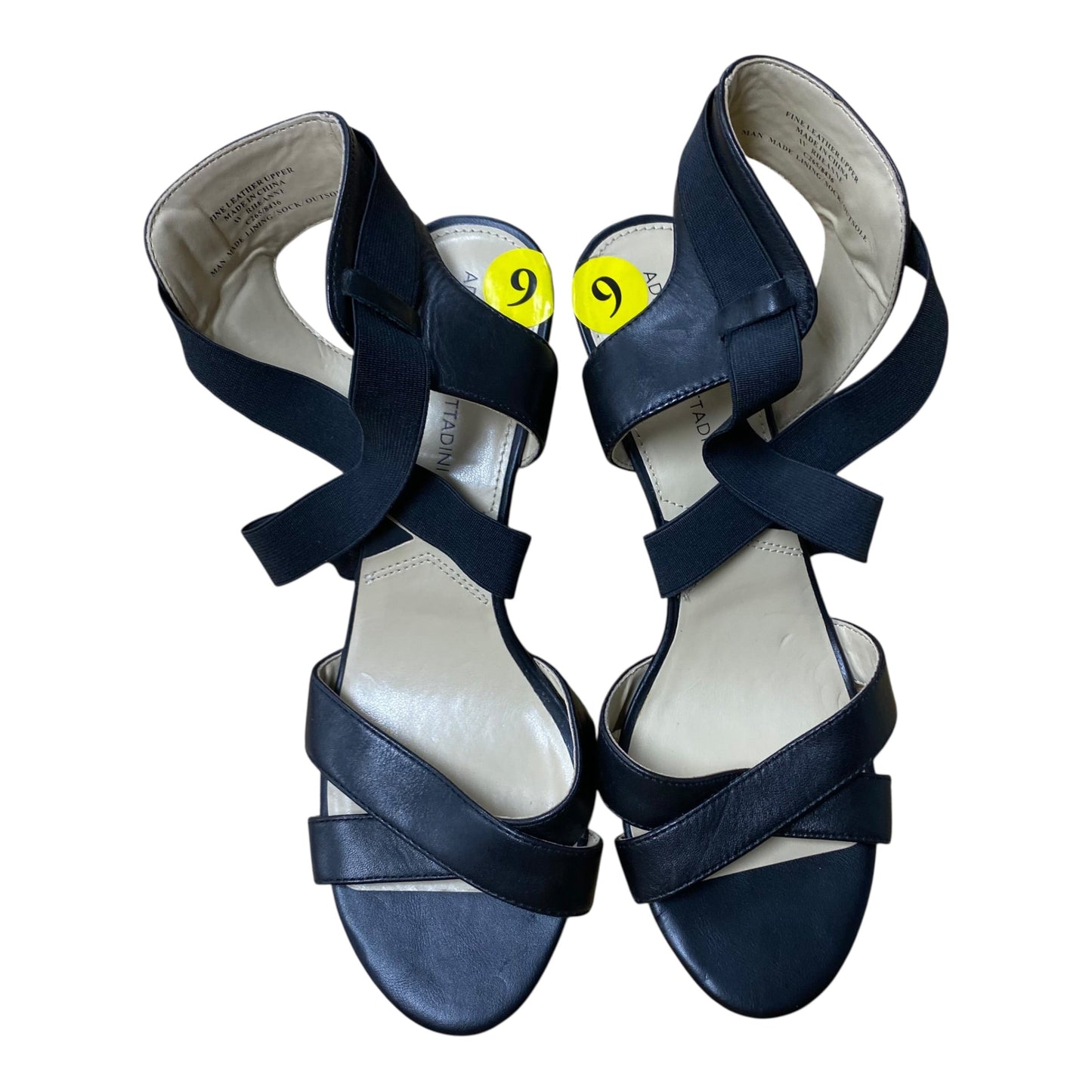 Shoes Heels Wedge By Adrienne Vittadini In Black, Size:9