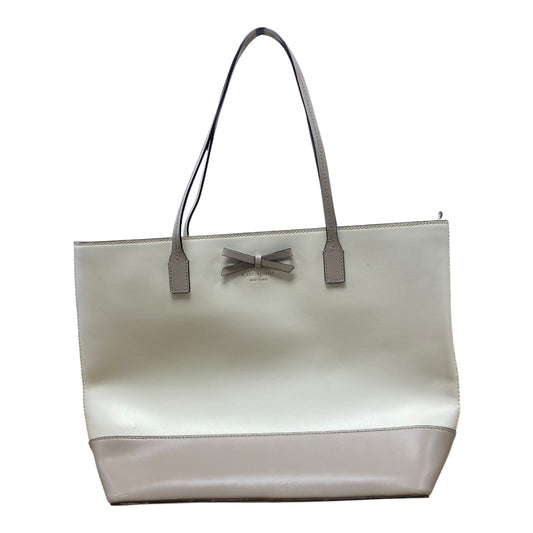 Handbag Designer By Kate Spade In Ivory, Size:Large
