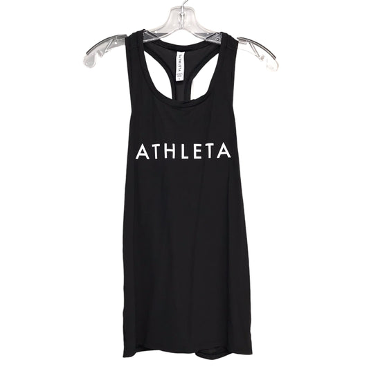 Athletic Tank Top By Athleta In Black, Size:L