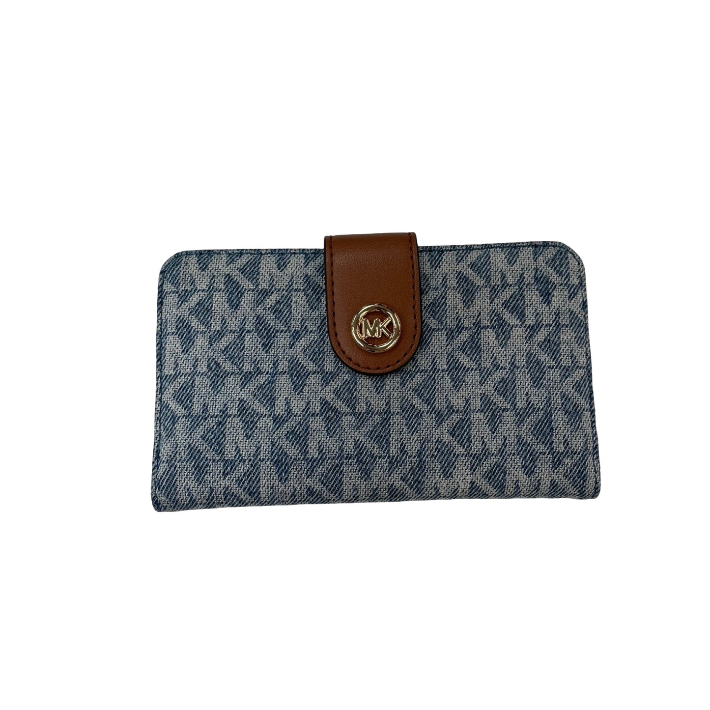 Wallet Designer By Michael Kors In Blue, Size:Small