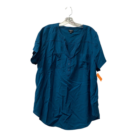 Top Ss By Torrid In Blue, Size:2X