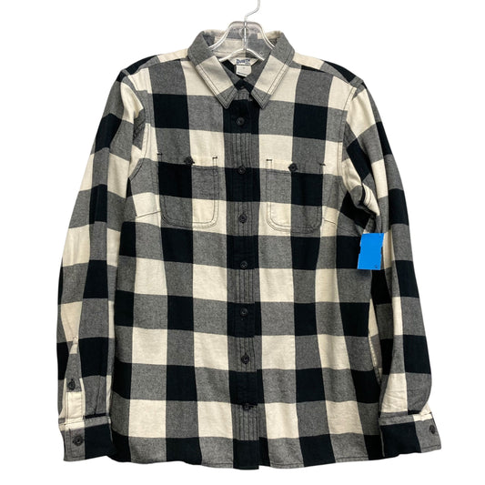Top Ls By Duluth Trading In Black & Cream, Size:S