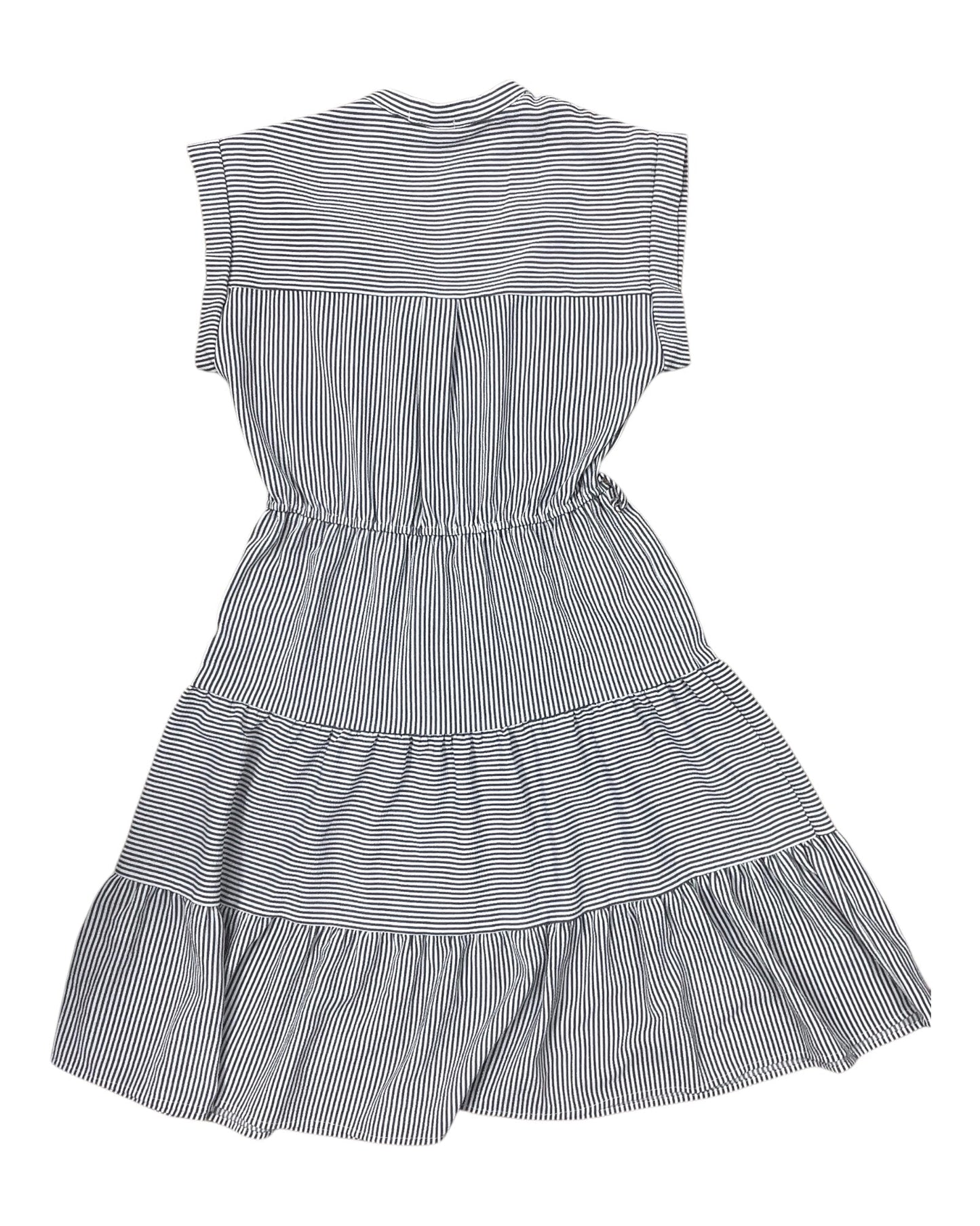 Dress Work By Monteau In Grey & White, Size:M