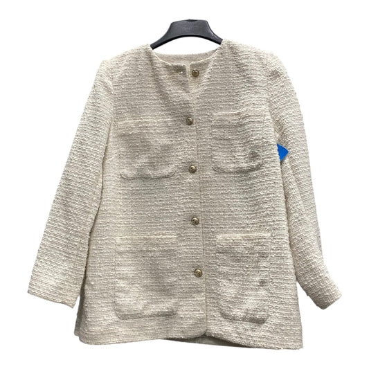 Blazer By H&M In Cream, Size:L