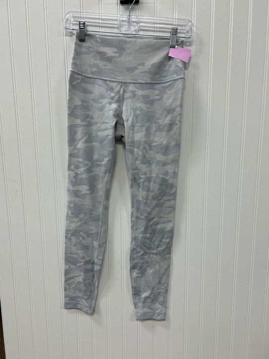 Athletic Leggings By Lululemon In Grey, Size:6
