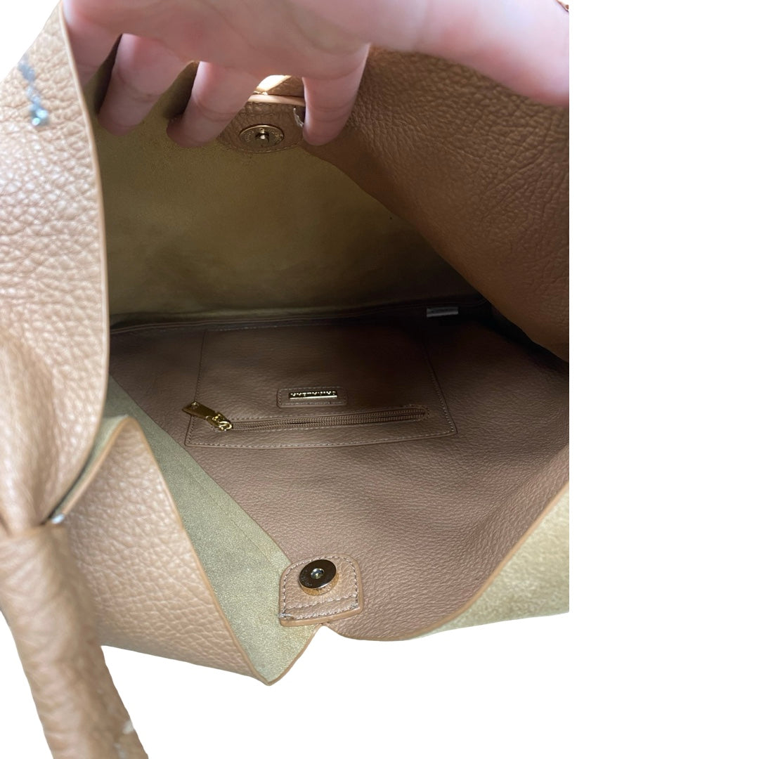 Handbag By Shiraleah In Brown, Size:Medium
