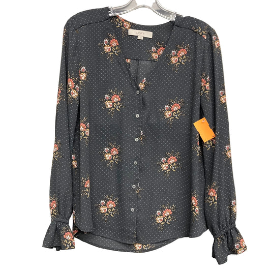 Top Ls By Loft In Grey, Size:S
