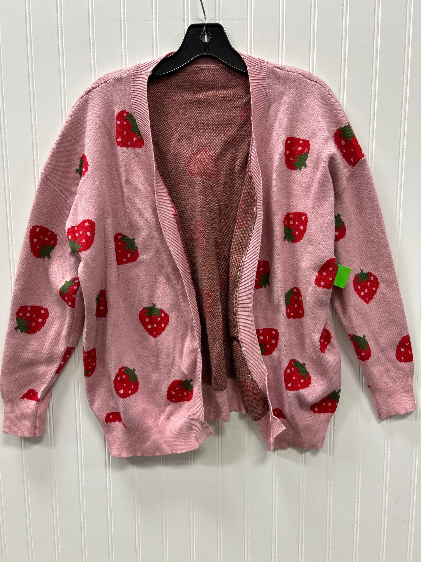 Cardigan By Clothes Mentor In Pink, Size:M