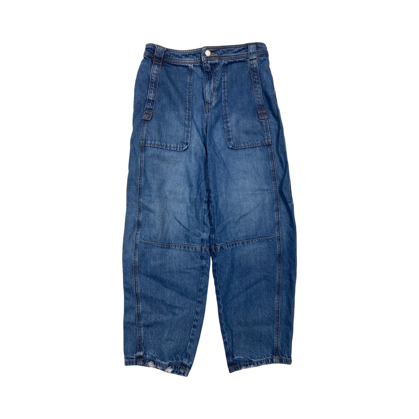 Jeans Boyfriend By Loft In Blue Denim, Size:4