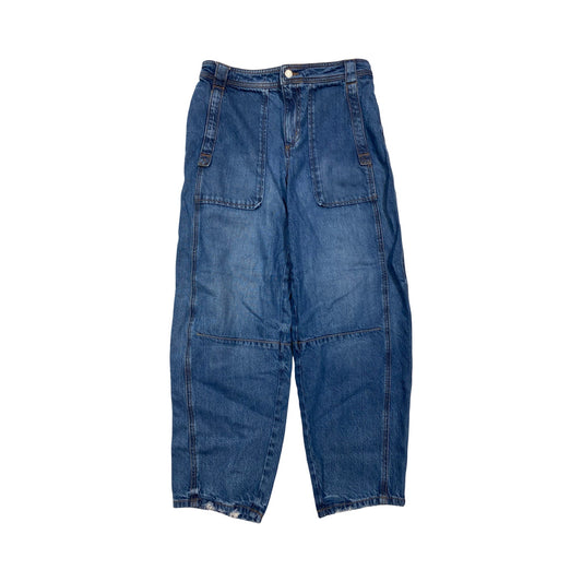 Jeans Boyfriend By Loft In Blue Denim, Size:4
