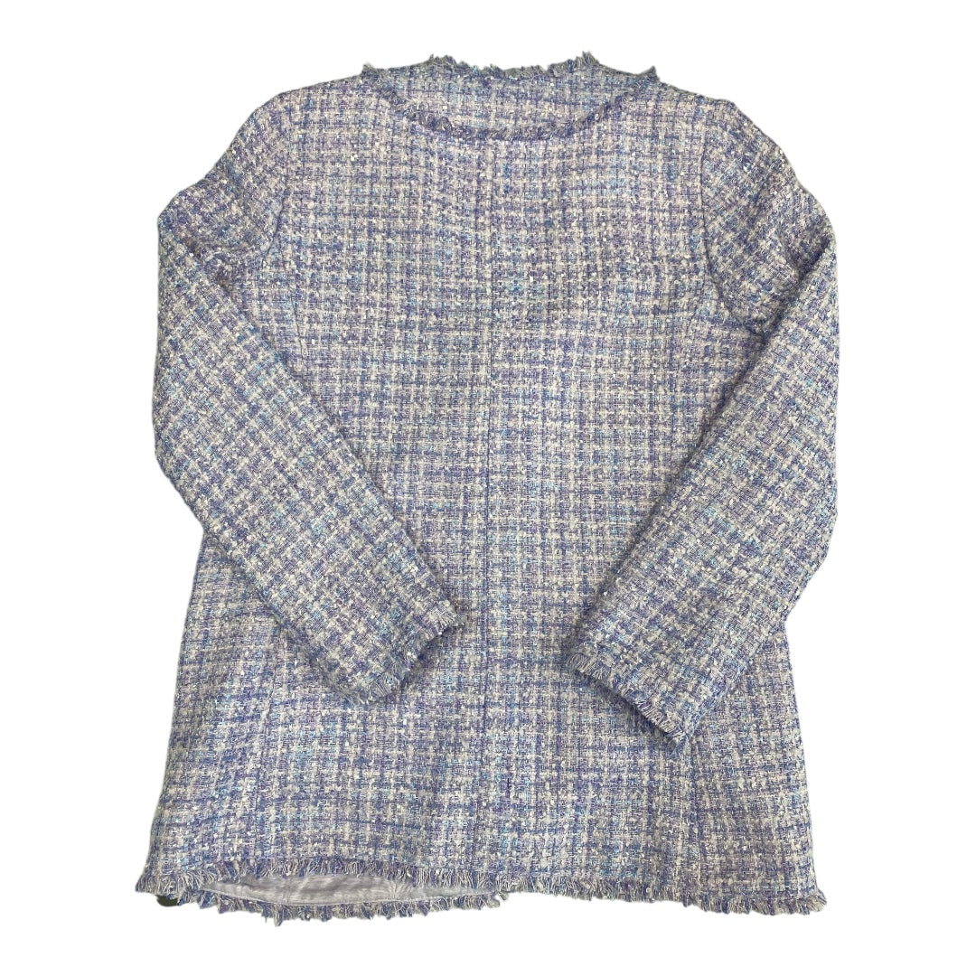 Blazer By Ann Taylor In Purple, Size:6