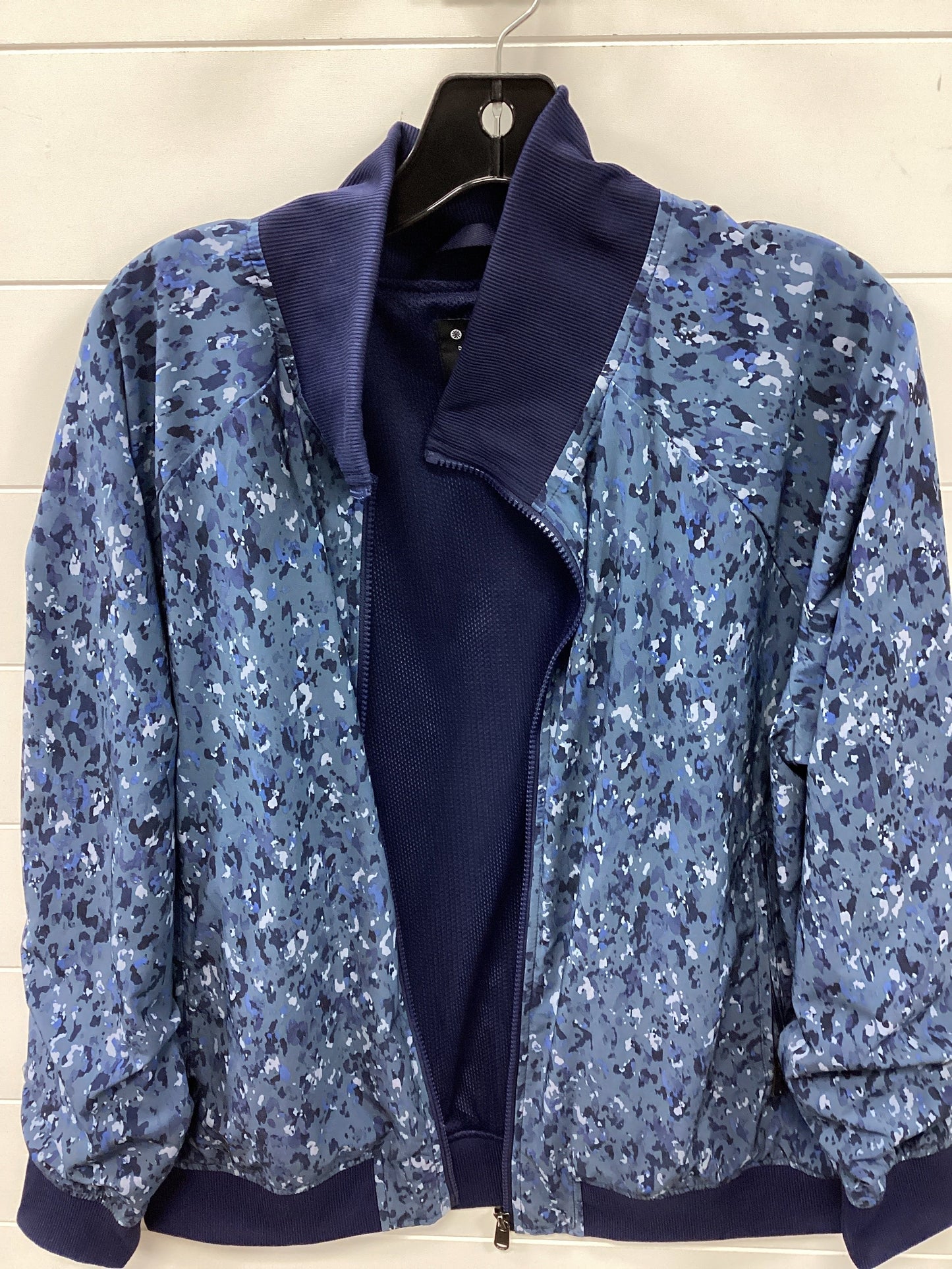 Athletic Jacket By Athleta In Blue, Size:Xs