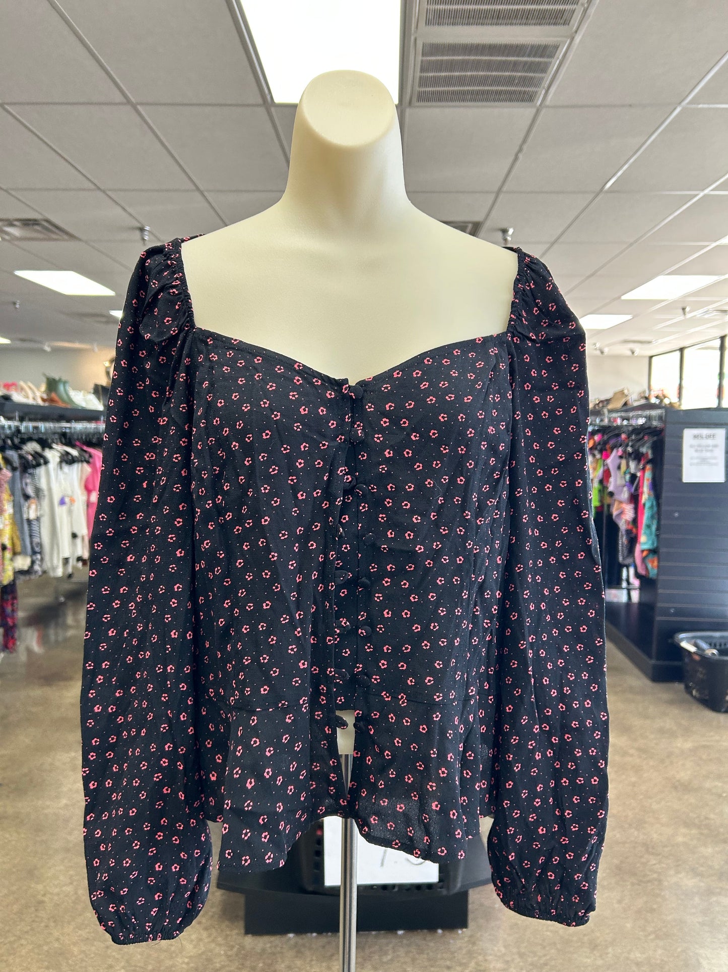 Top Ls By Abercrombie And Fitch In Black, Size:L