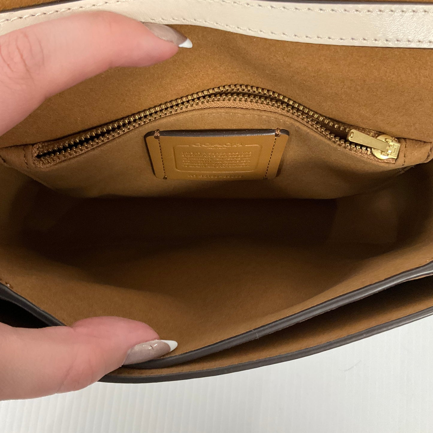 Crossbody Designer By Coach, Size: Medium