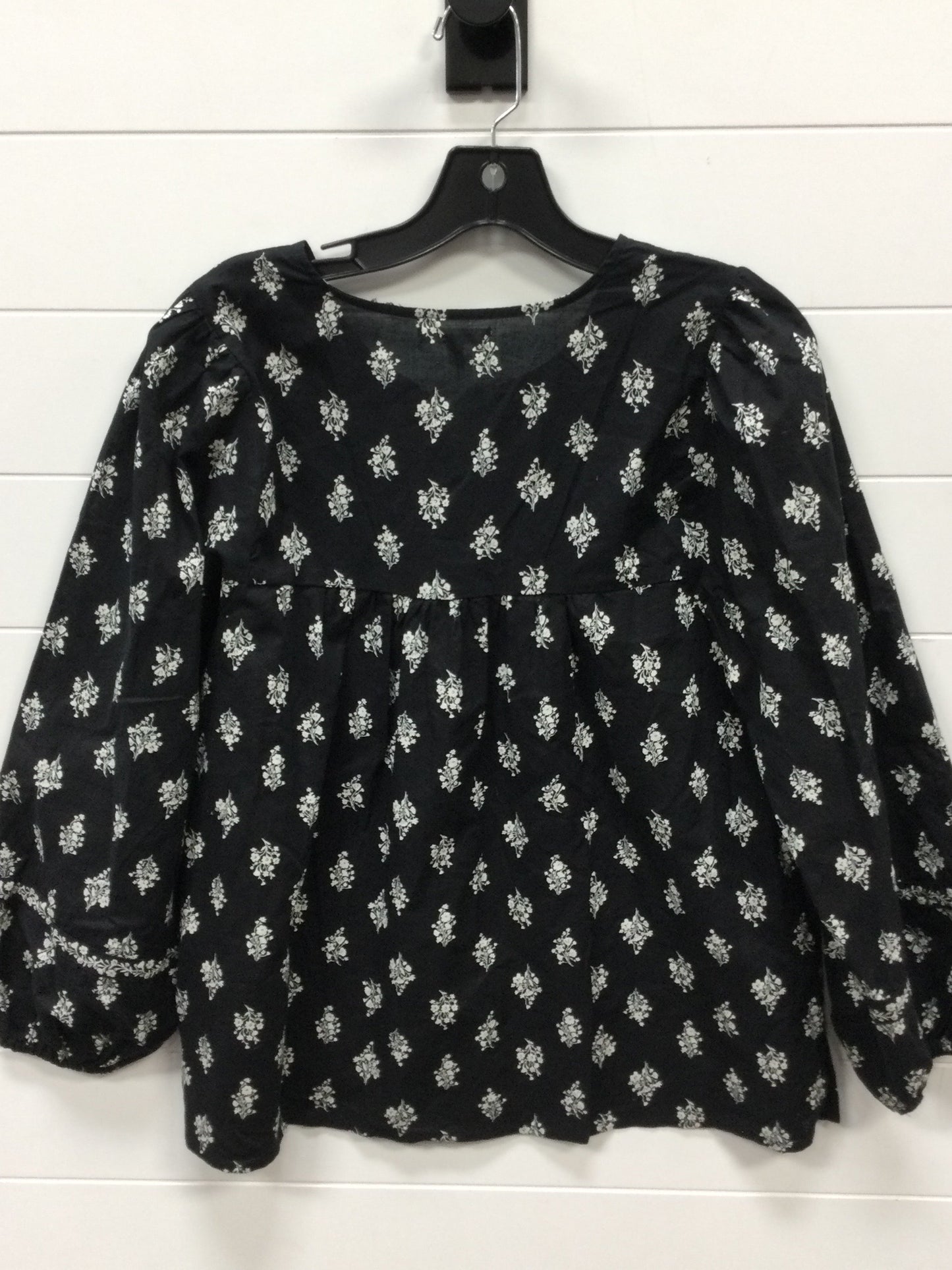 Blouse Ls By Maurices In Black, Size:L