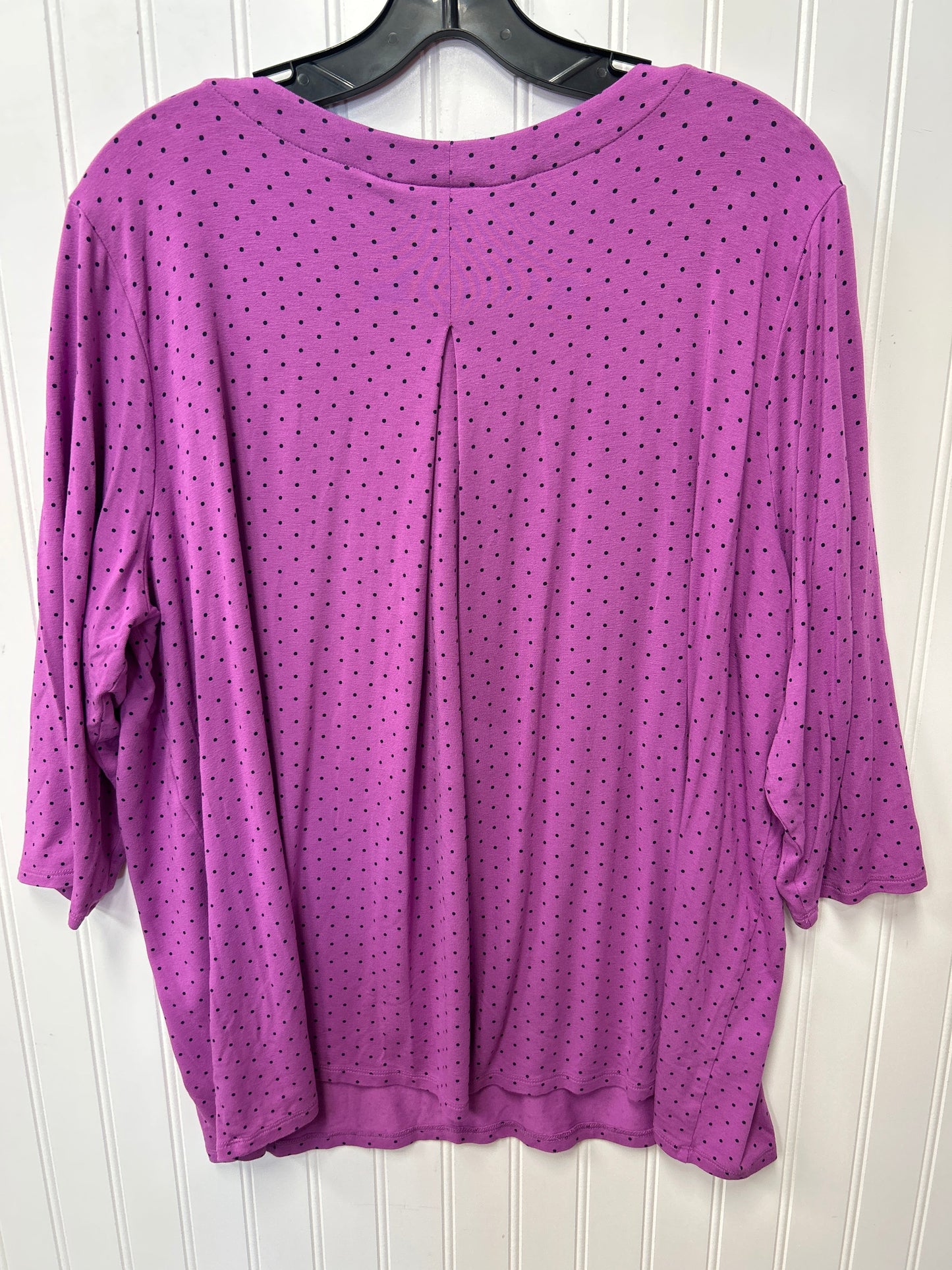 Top Ls By J. Jill In Purple, Size:2X