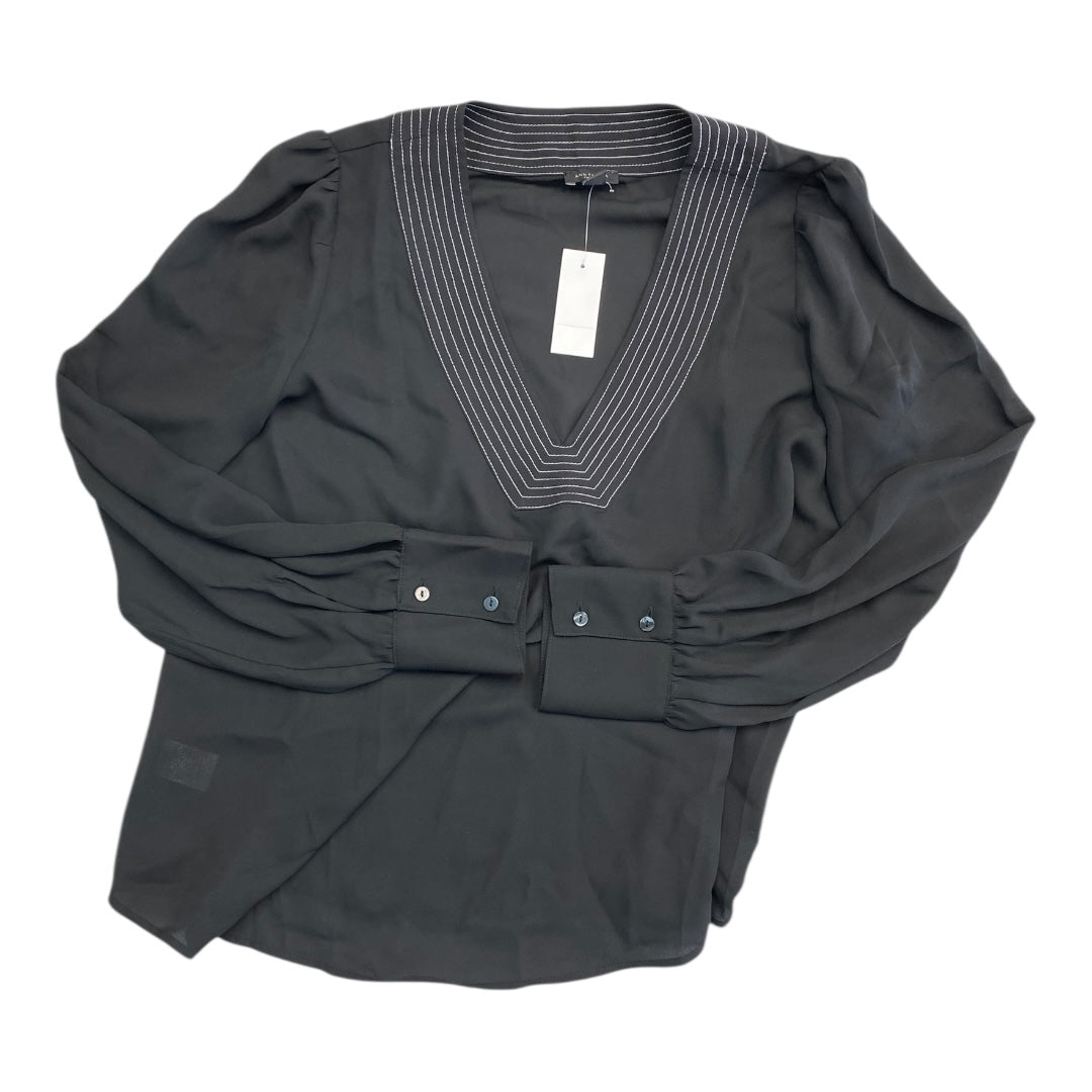 Top Ls By Ann Taylor In Black, Size:M