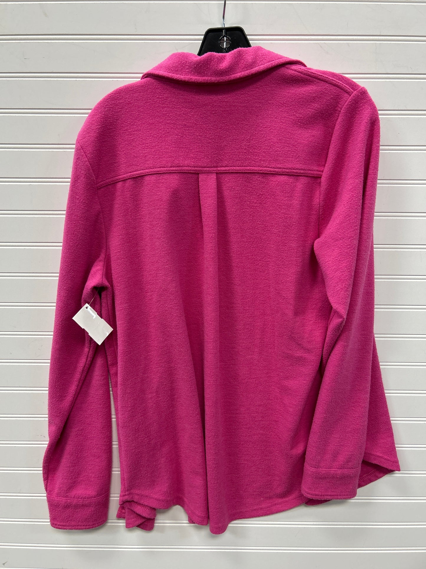 Jacket Shirt By Thread And Supply In Pink, Size:L