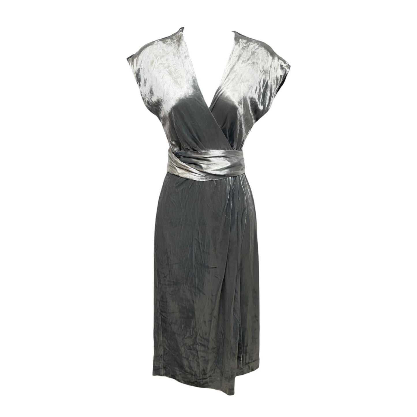 Dress Party Midi By J. Crew In Grey, Size: 00