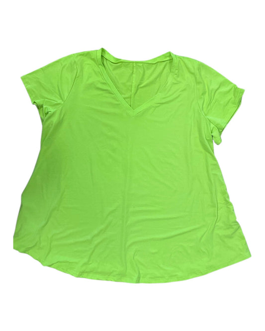 Top Ss By Shein In Green, Size:3X
