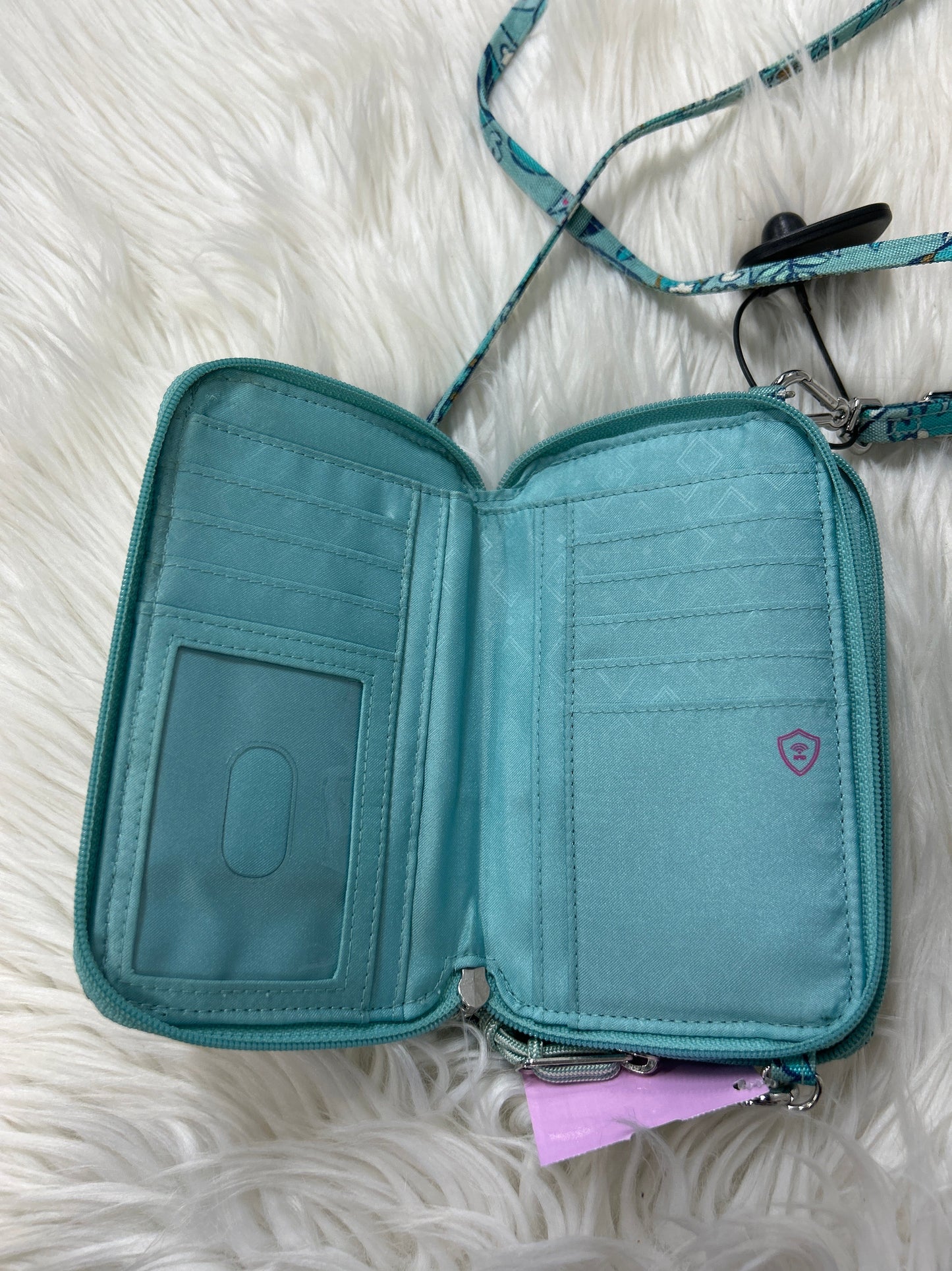 Crossbody By Vera Bradley In Aqua, Size:Small