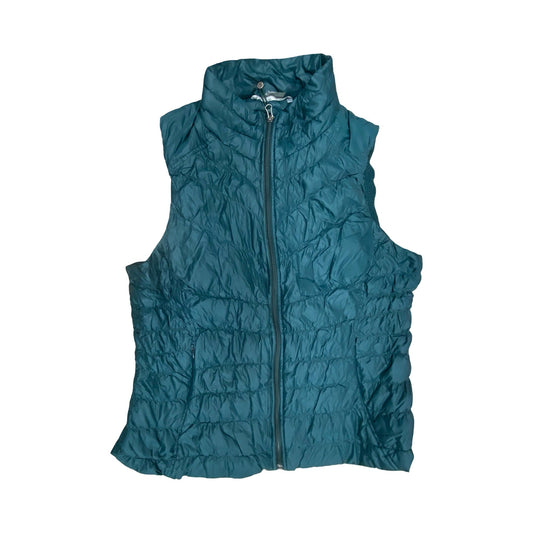 Vest Puffer & Quilted By Athleta In Green, Size:1X