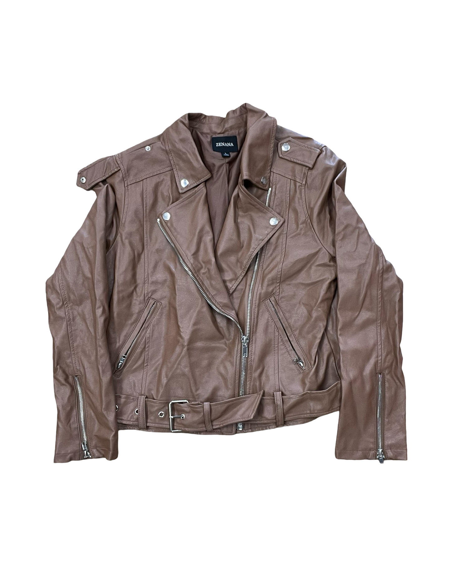 Jacket Other By Zenana In Tan, Size:L