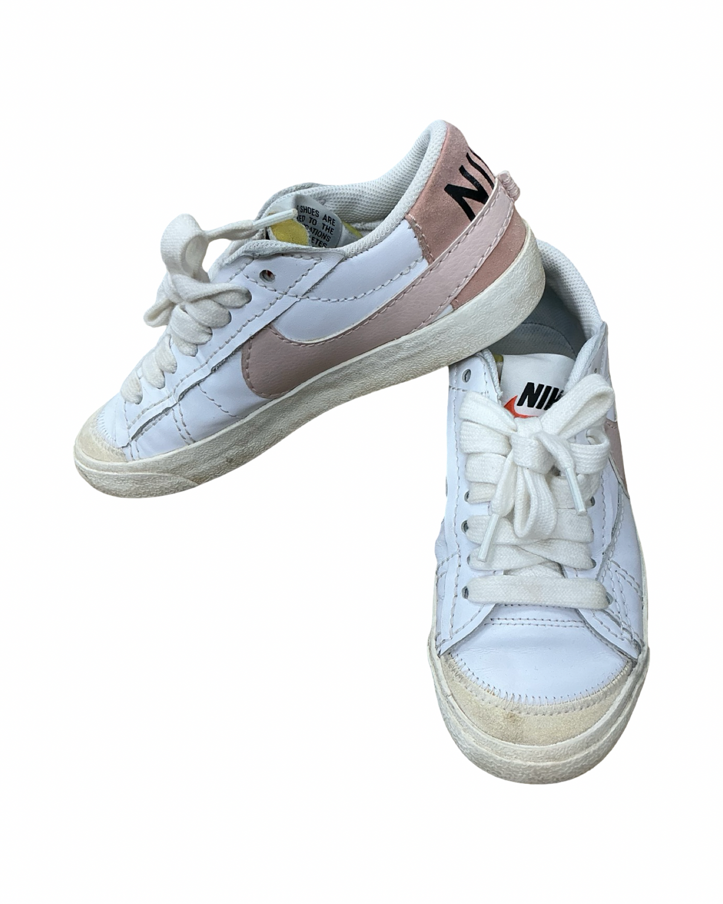 Shoes Sneakers By Nike In Pink & White, Size:7