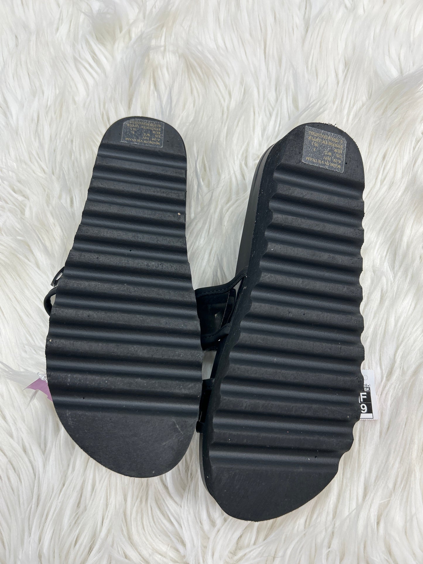 Sandals Flats By Reef In Black, Size:8