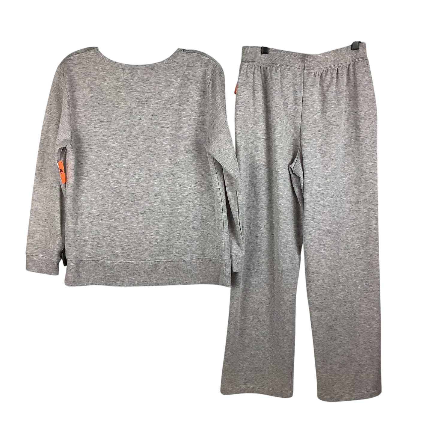 Pants Set 2pc By Anne Klein In Grey, Size: S