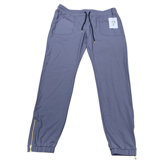 Athletic Leggings By Zyia In Purple, Size:Xxl