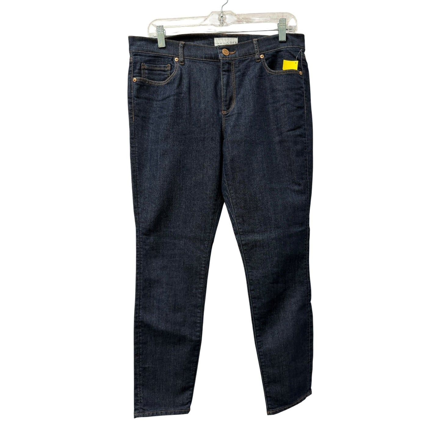 Jeans Skinny By Loft In Blue Denim, Size:10