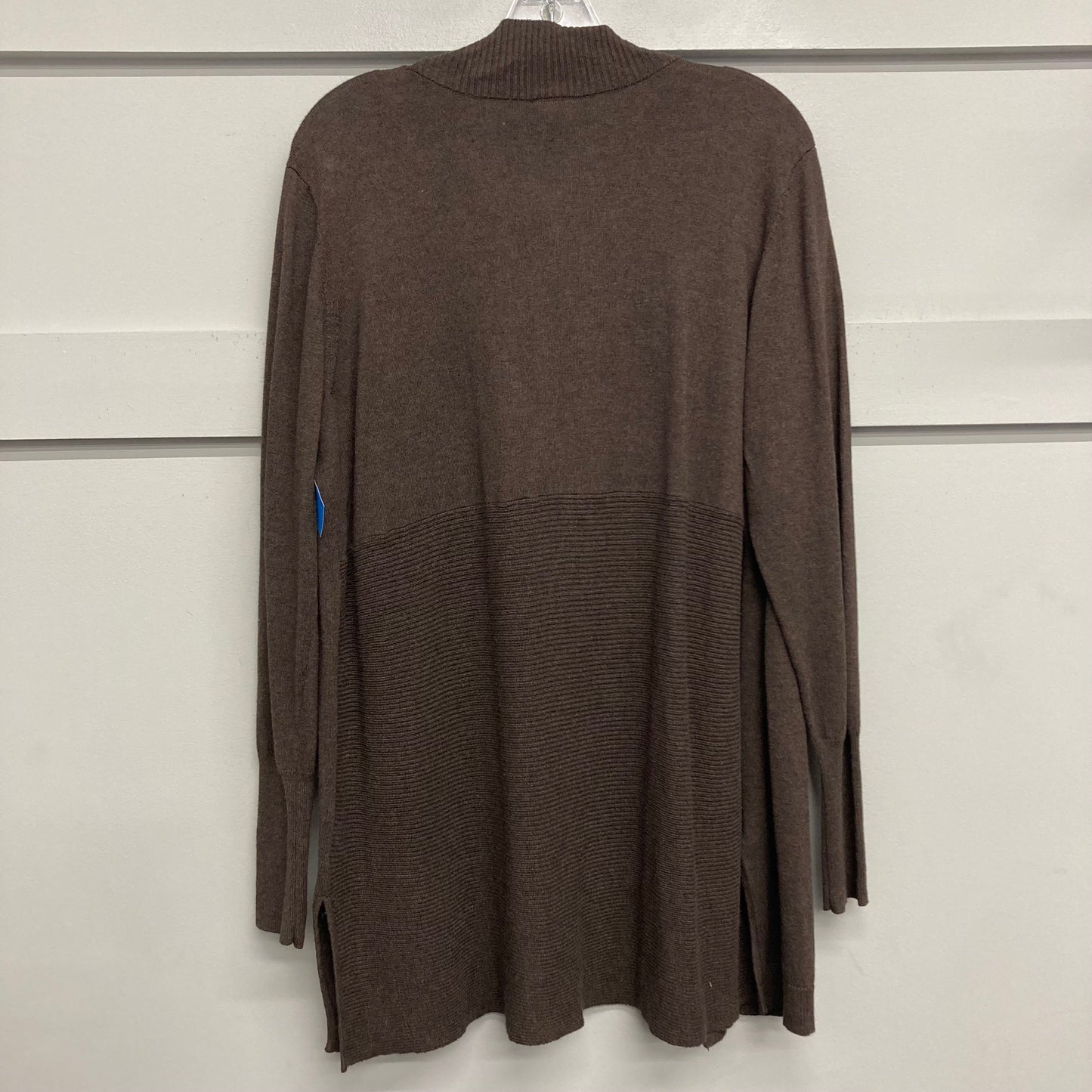 Sweater Cardigan By Worthington In Brown, Size:Xl