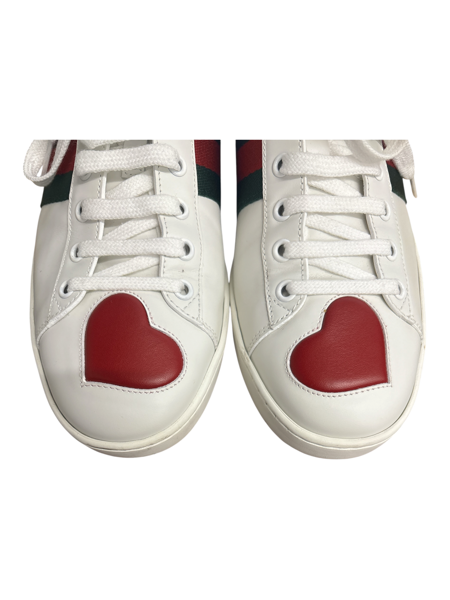 Shoes Luxury Designer By Gucci In Green & Red, Size: