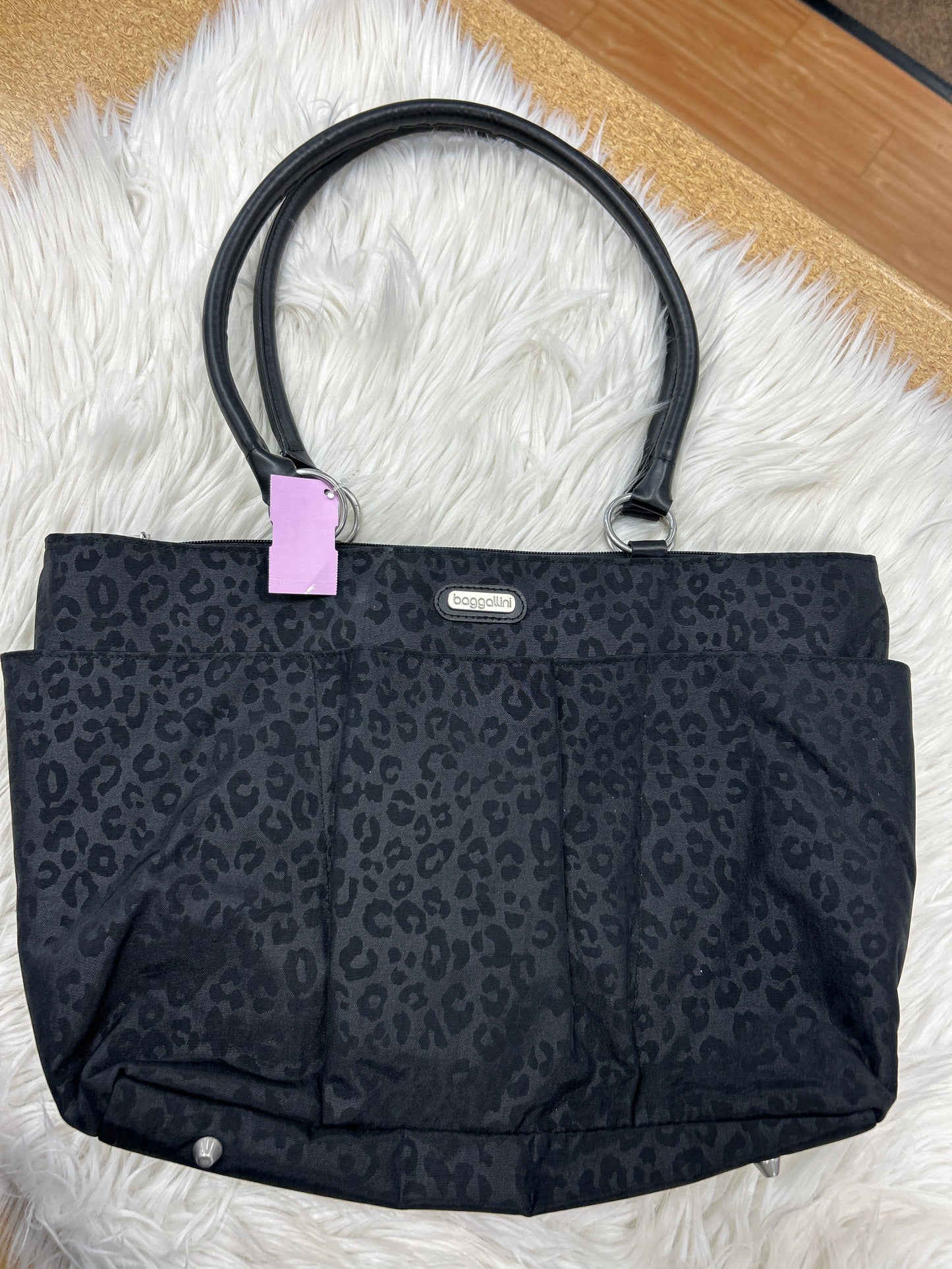 Handbag By Baggallini In Grey, Size:Large