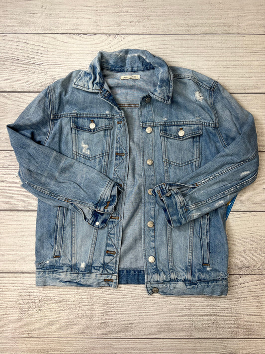 Jacket Denim By Madewell In Blue, Size: S